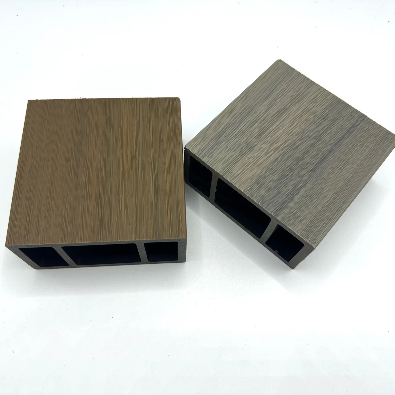 Composite Deck Profile WPC Handrails Balustrades Column Outdoor Co-Extrusion Wood Plastic Decking Hollow Tube Timber