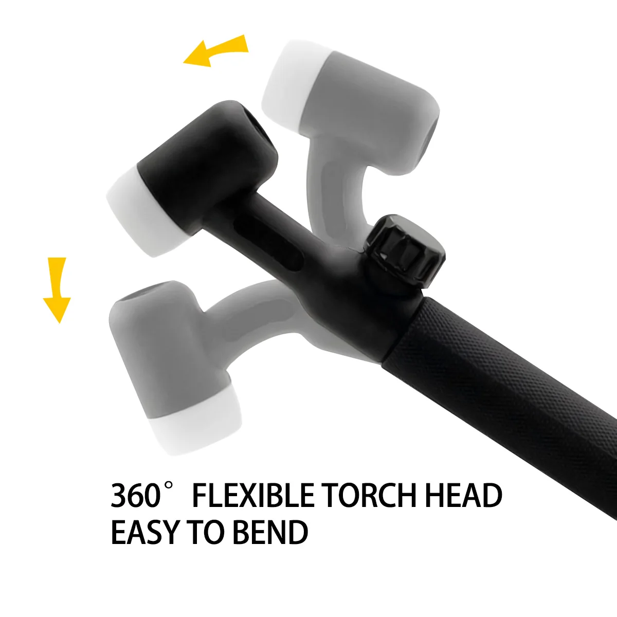 Excellent Gas Cooled WP17FV Tig Torch Head Industrial Plastic Welding Gun Body Tig Welding Accessory 360° Flexible torch head