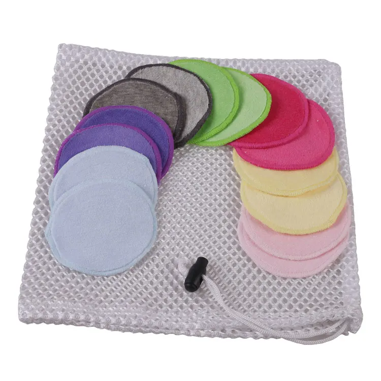 AnAnBaby Eco-Friendly Organic Popular Washable Reusable Makeup Remover Pads with Private Label