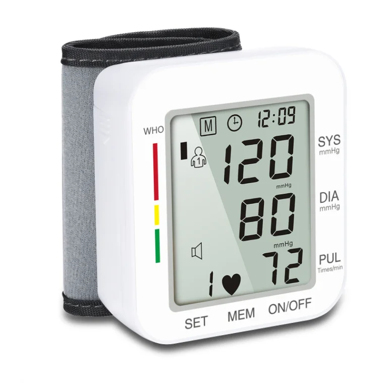 The latest digital wrist sphygmomanometer pulse rate heart rate meter instrument medical equipment sphygmomanometer