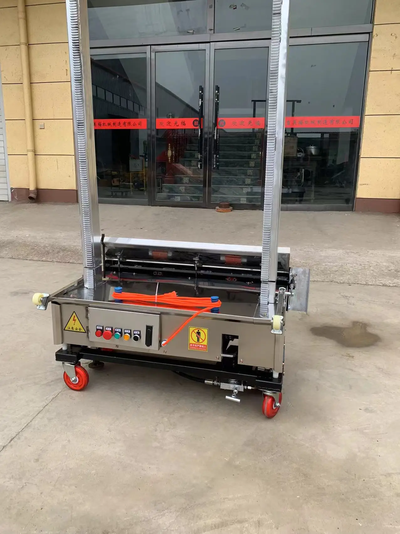 New Type Factory Cheap Price Automatic Wall Plastering Machine/Render Machine/Auto Rendering Machinery