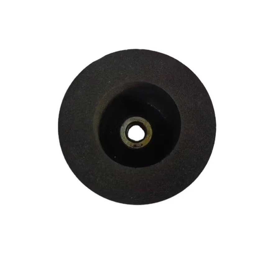 Pexmientas 5/8-11 Thread 4 inch 120 Grit Abrasive Resin Cup Shaped Silicon Carbide Stone Grinding Wheel