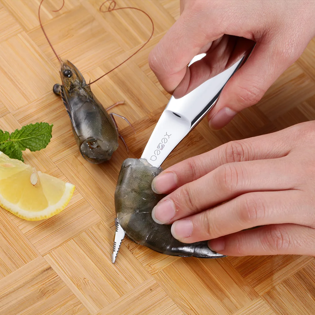 Kitchen Tool Hot Selling Seafood Use Stainless Steel Shrimp Knife Peeler Removing