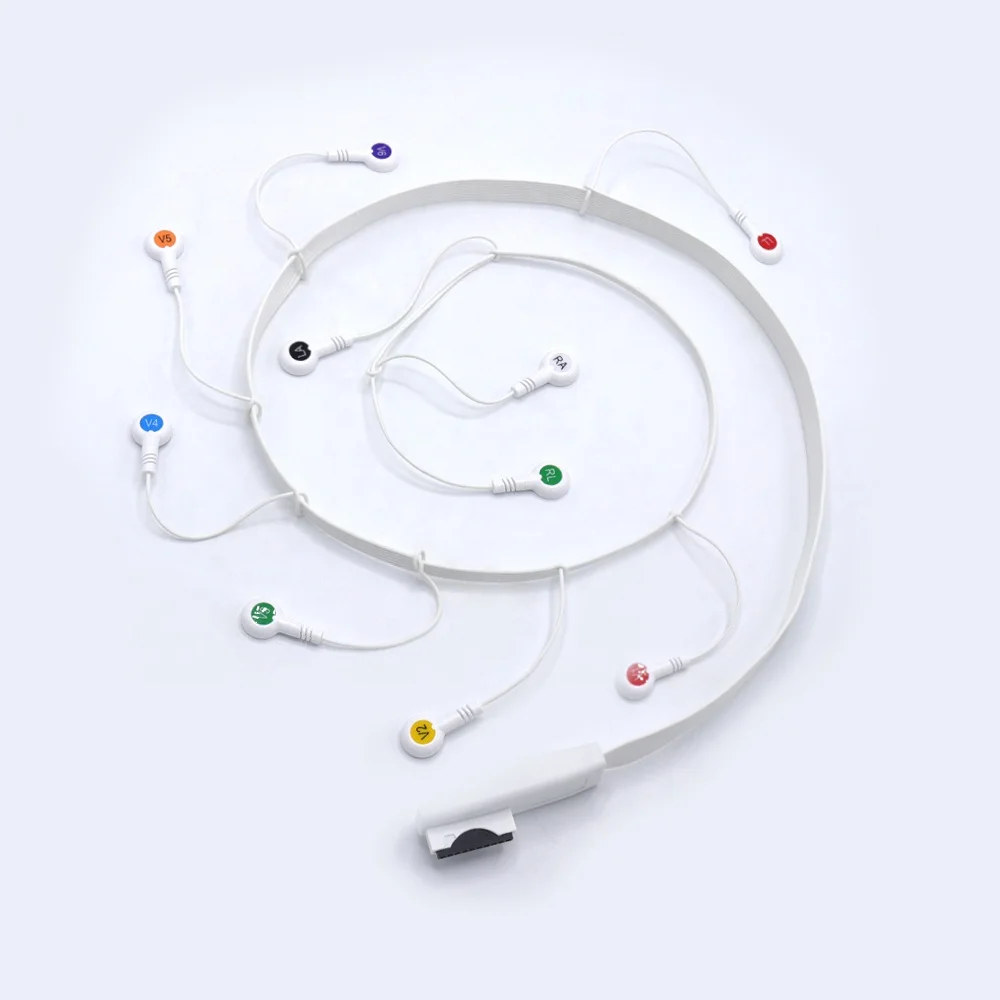 Mortara ECG Holter Cable 10 leads snap AHA compatible