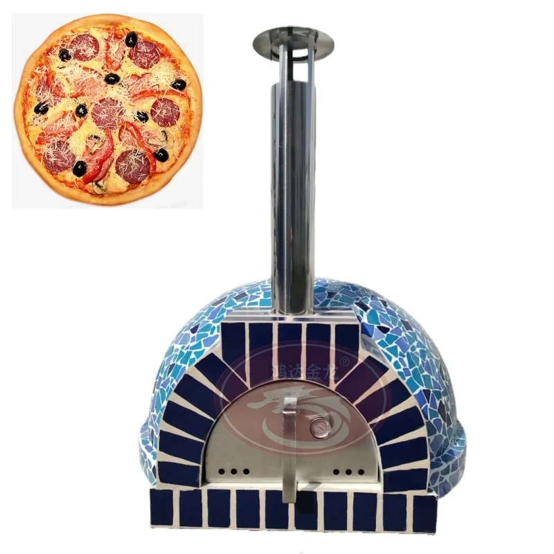 High Quality Large Commercial Cheap Coal Pizza Ovens Big Mobile Portable Outdoor Wood Fired Pizza Oven For Christmas Roasting