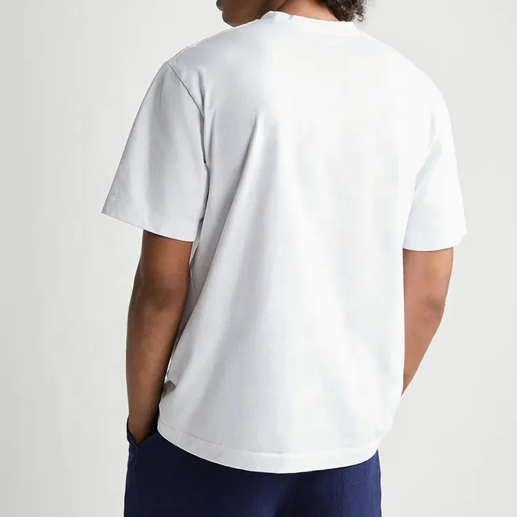 Oversized Relax Fit Super Soft Plus Size T-shirts 250gsm 100% Organic Cotton Short Sleeve Blank T Shirt For Men