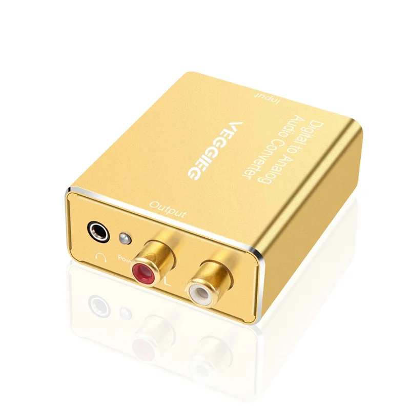 Горячая Распродажа 3,5 мм оптический коаксиальный цифро-аналоговый аудио преобразователь видео кабель Rca цифро-аналоговый аудио преобразователь