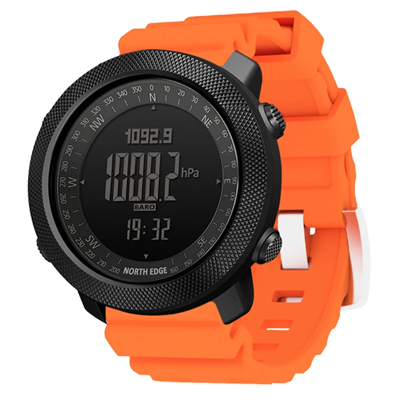 New Digital Watch Height Stopwatch Air Pressure Temperature Compass Outdoor Multi-functional Waterproof Sports Smart Watches