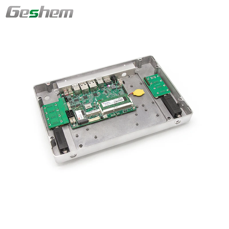 OEM ODM Fanless Computer 19inch Touch Screen Industrial Panel PC J1900 3855 3865  All In One PC