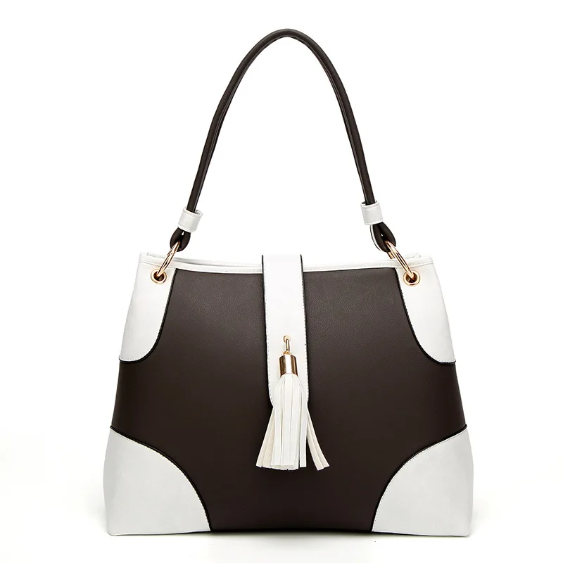 Hot selling Popular Criss-Cross shoulder bag Tassel decoration female handbags