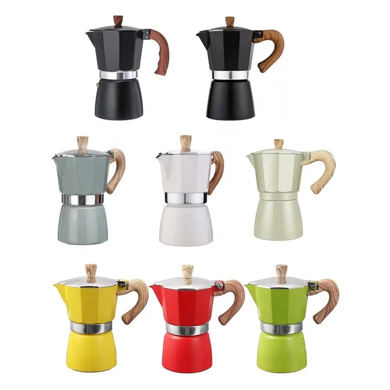 В наличии лидер продаж АЛЮМИНИЕВЫЙ КОТЕЛОК moka портативная Кофеварка
