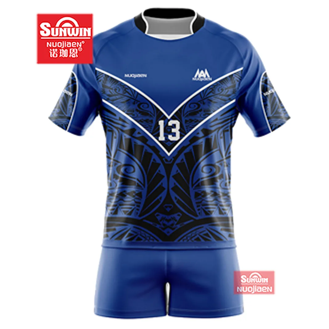 Oem Service Mens Cheap Sublimation Custom Team Set Rugby Jersey, Wholesale Rugby Uniforms For Team Custom Name