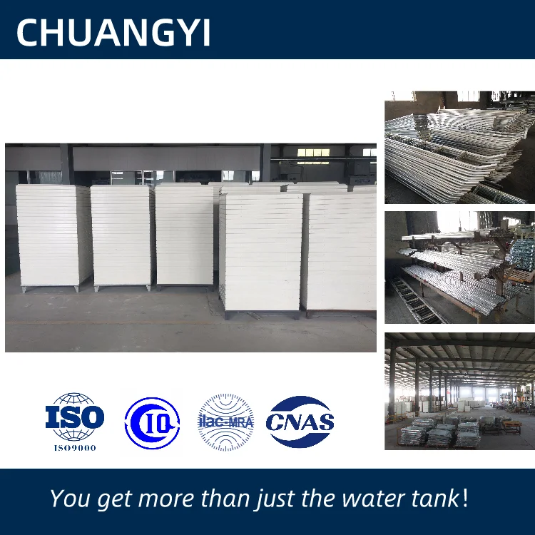 48tons FRP rain water storage tank with size 4x4x3