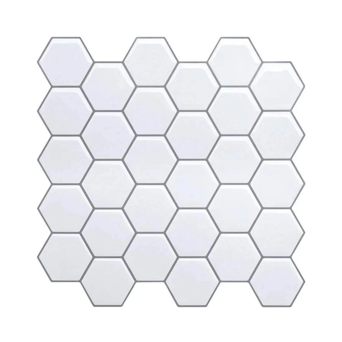 Self-adhesive wholesale assembly hexagon 3d wallpaper acrylic mirror wall sticker for home decoration