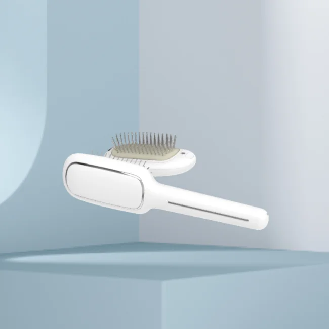 Anti-static hair brush portable electronic brush and vibrating scalp massage comb double negative ion comb
