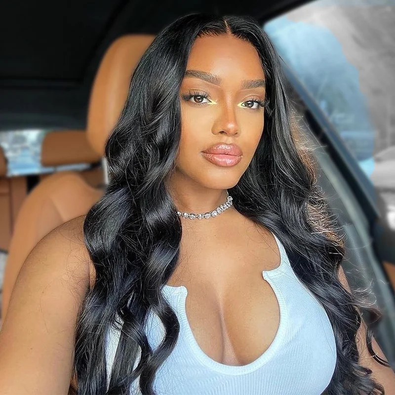 Clj Unprocessed Cheveux Transparent Lace Frontal Wigs Brazilian Natural 13X4 Body Wave Sri Lanka Human Hair Wig For Black Women