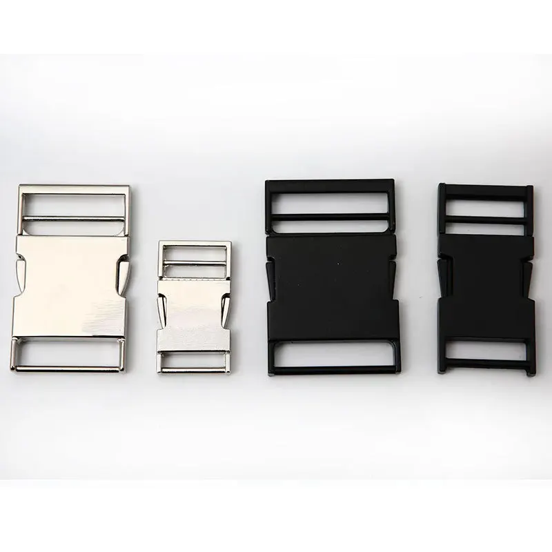 Wholesale Zinc Alloy Side Release Adjustable Buckles Horn Buckle Backpack Dog Collar Release Buckle