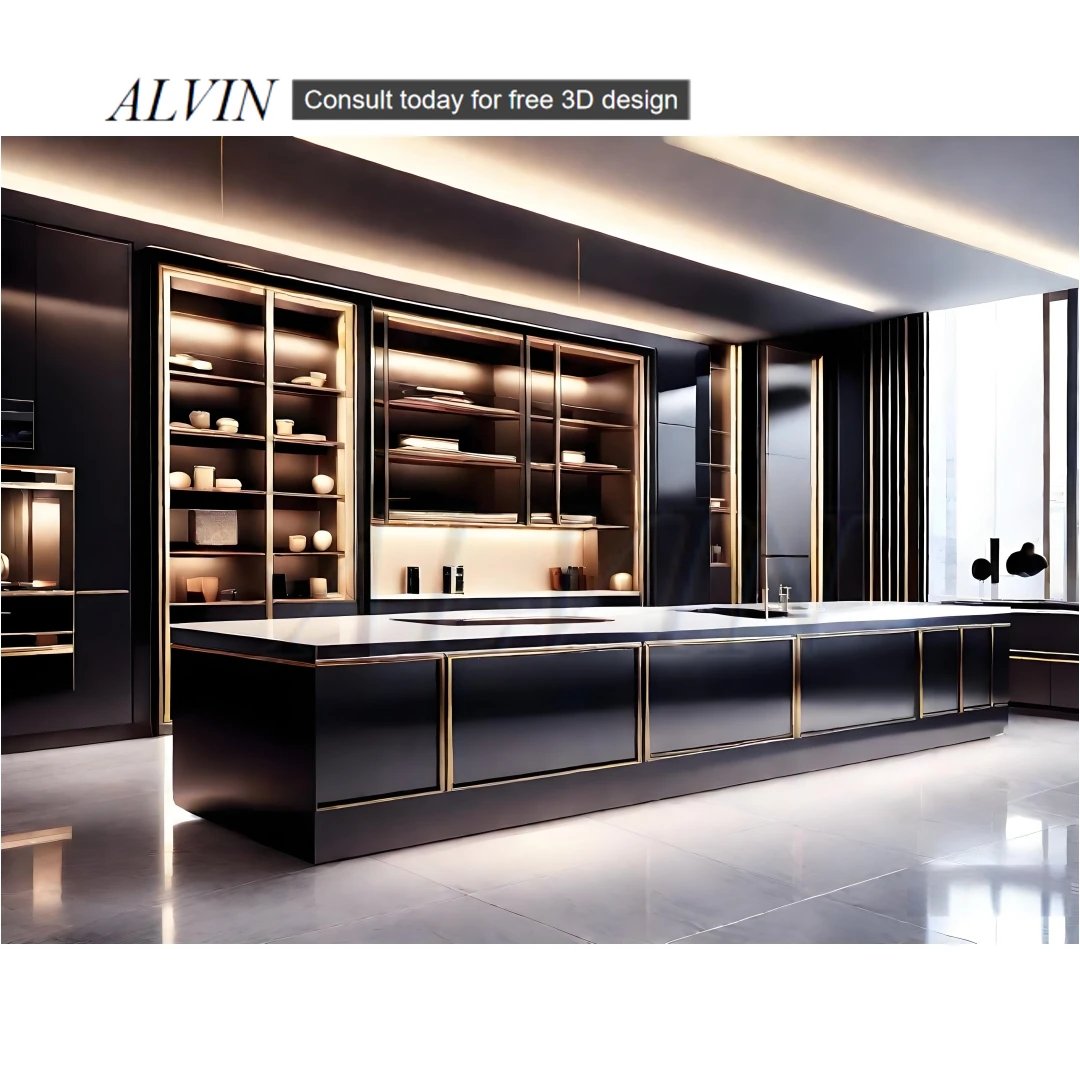 ALVIN Factory Direct Wholesale Home/Project Simple Kitchen Cabinet Affordable Cabinet of Kitchen Furniture kitchen drawers
