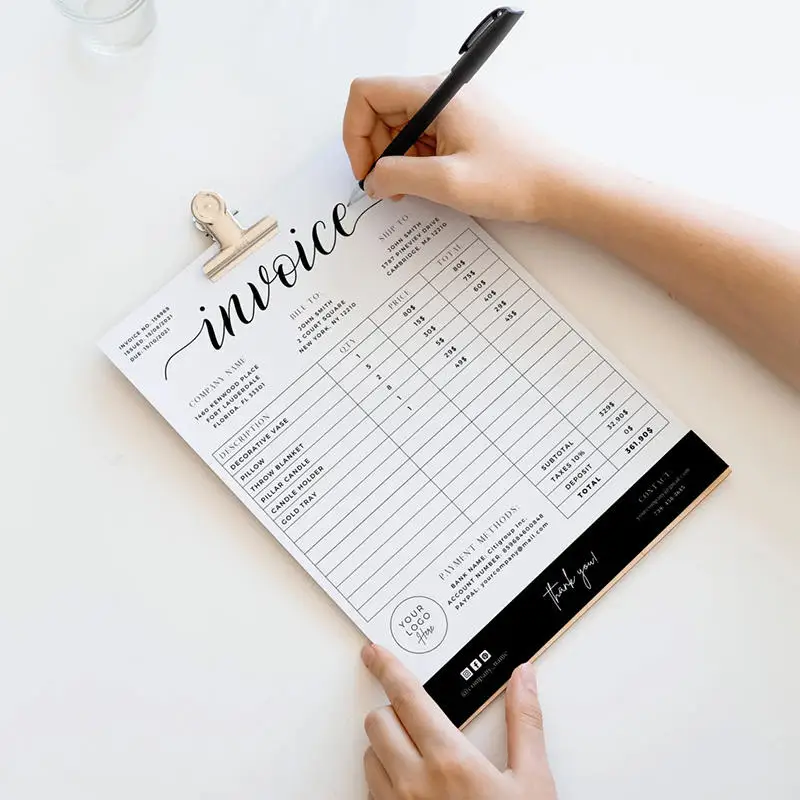 Good Quality Customized Carbonless Paper Book Office Paper Sales For Commercial Receipt Printing