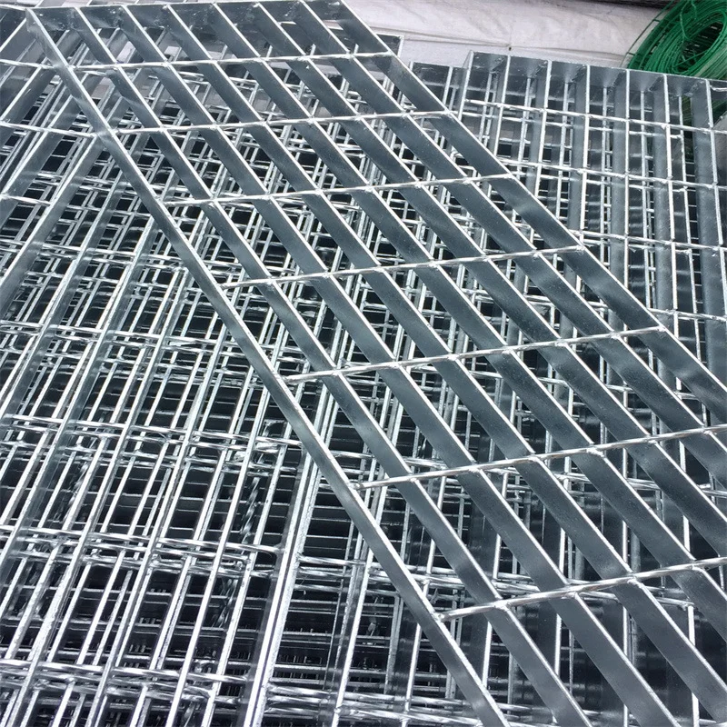 Building Construction Materials 25*5mm Hot Dipped Galvanized flooring grid grating steel open grid steel floor grating