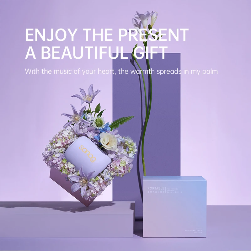 X6S-1 Dreamy Color Style Subwoofer Hifi Sound Quality Waterproof Wireless Speaker Portable Mini Blue tooth Speaker