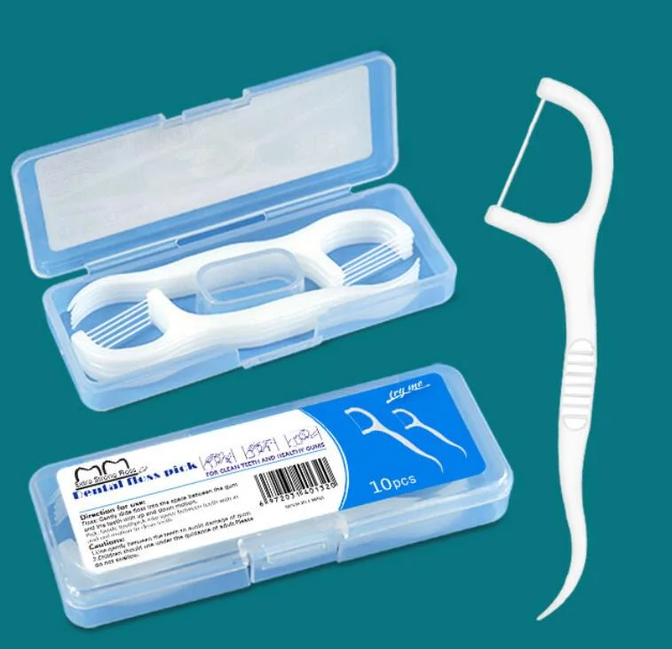 Wholesale Price Oem Dental Floss High Toughness Professional Floss Dental With Portable Case And Dental Picks