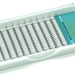 Готовые объемные вееры 8-15 мм, 0,07, 0,05, 0,10 мм, длинный стержень и короткий стержень, 3D готовые объемные вееры, клейкие удлинители для ресниц