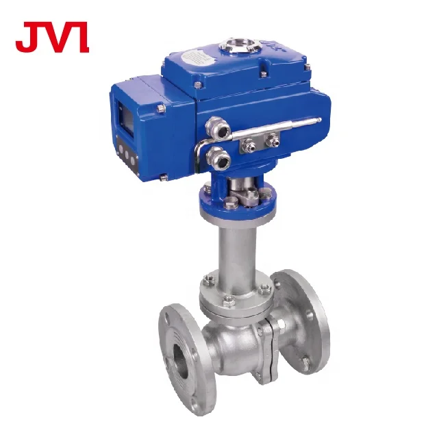 300LB flanged hard seal electric ball valve