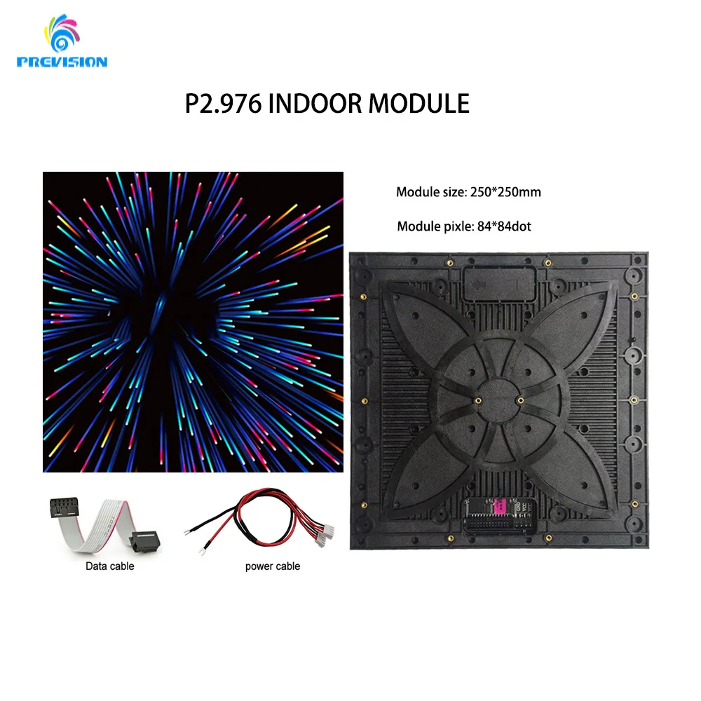 Большой арендный видеодисплей RGB P2.976 P2.9 полный цвет Smd светодиодный экран настенный 250x250 мм Модуль изогнутая светодиодная видеостеновая