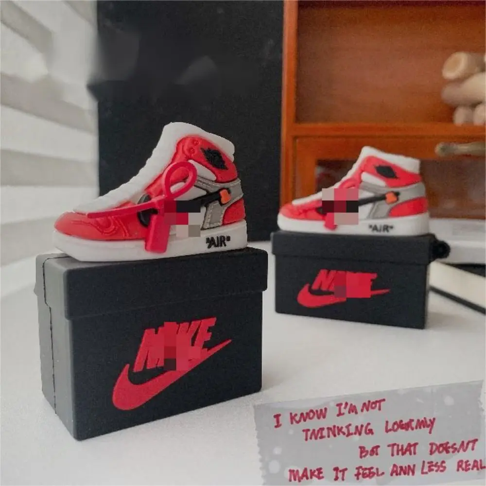 Aj кроссовки дизайн для Airpods Pro чехол 3d зарядка силиконовая Airjordan Обувная