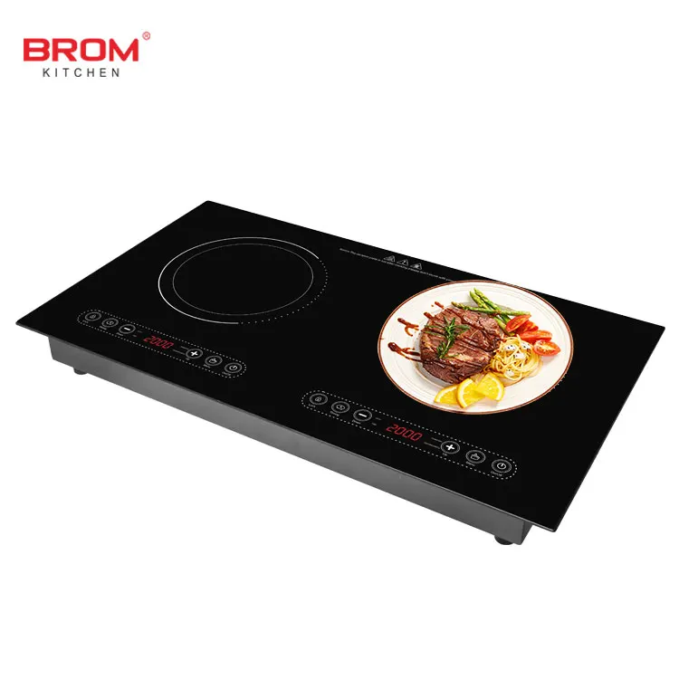 low price easy cook shabu shabu cookers multi function commercial stove drop-in double burner induction cooker electric cooktops