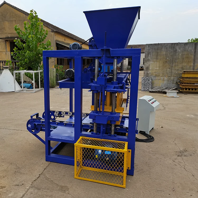 Vibration method automatic qtj4-26 brick manufacturing equipment