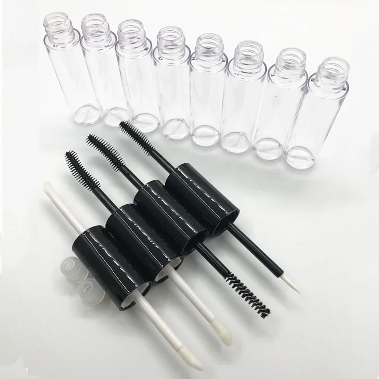 8 мл многофункциональный контейнер для блеска для губ с двойной головкой 2 в 1 прозрачные тюбики для блеска для губ