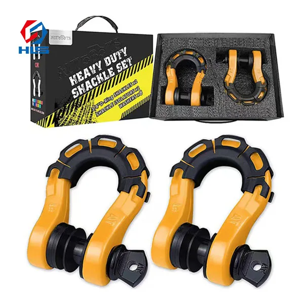 Hitch Forged & Galvanized Driver Recovery Shackle 3/4  Stainless Steel D-Ring Bow Towing Shackle