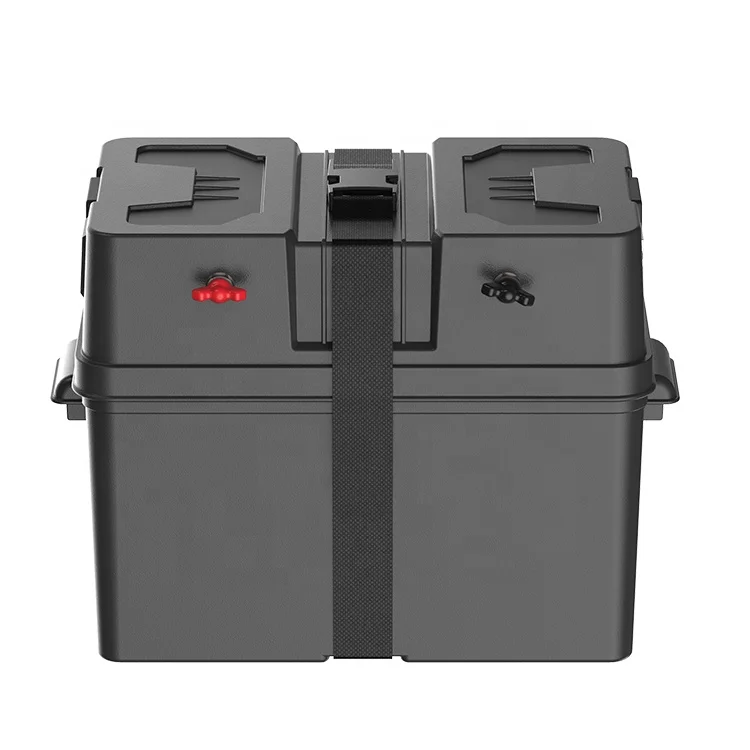 12V 24V Caravan Marine Outdoor Camping Travel Waterproof Battery Box 110V Output voltage Power bank with 500W Inverter