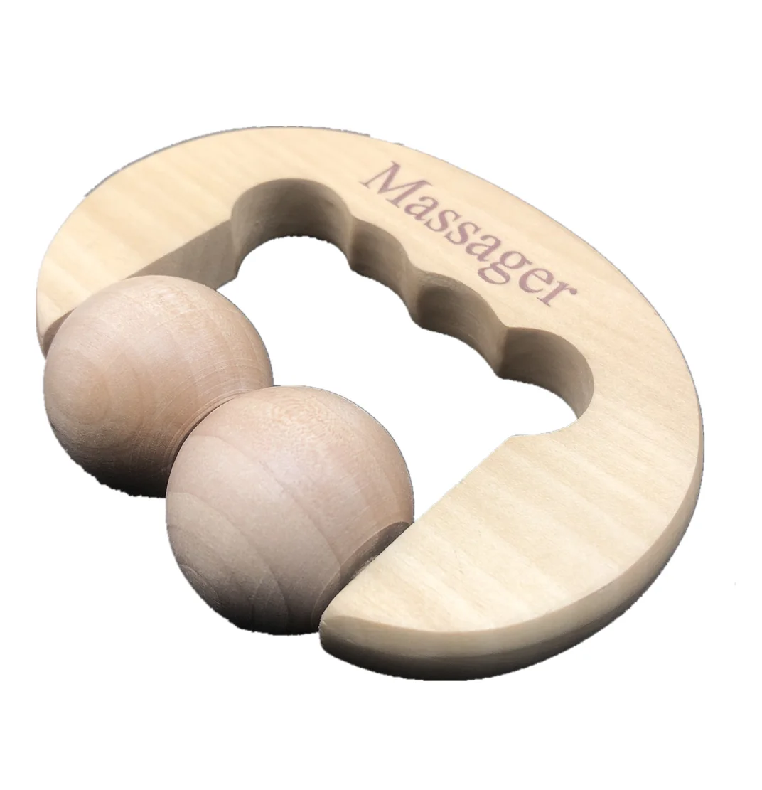 Hot Sale Wooden Massage Roller Wholesale Eliminate Fatigue Eco Friendly Contemporary Wood Massager