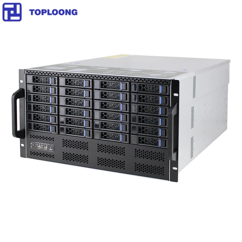 6U 48HDD Bays Hot Swap Nas Storage Server Chassis Rackmount Computer Servers Case With 1600W Power Supply For Atx Motherboard