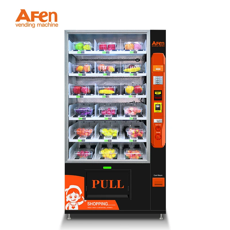 AFEN New Innovative Product With Elevator Bottled Soy Milk Sugary Snacks Vending Machine