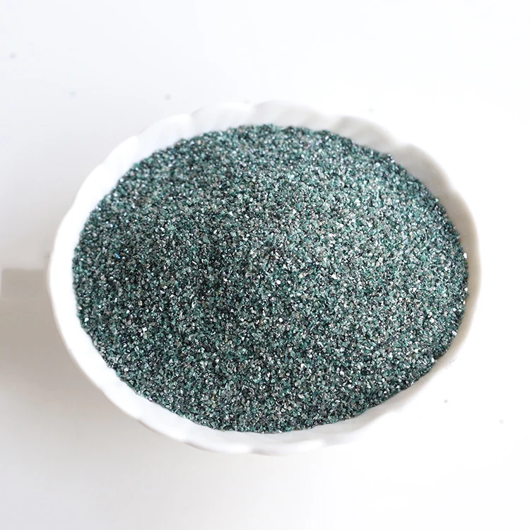 High quality green silicon carbide powder refractory material for sandblasting sic green carborundum sand