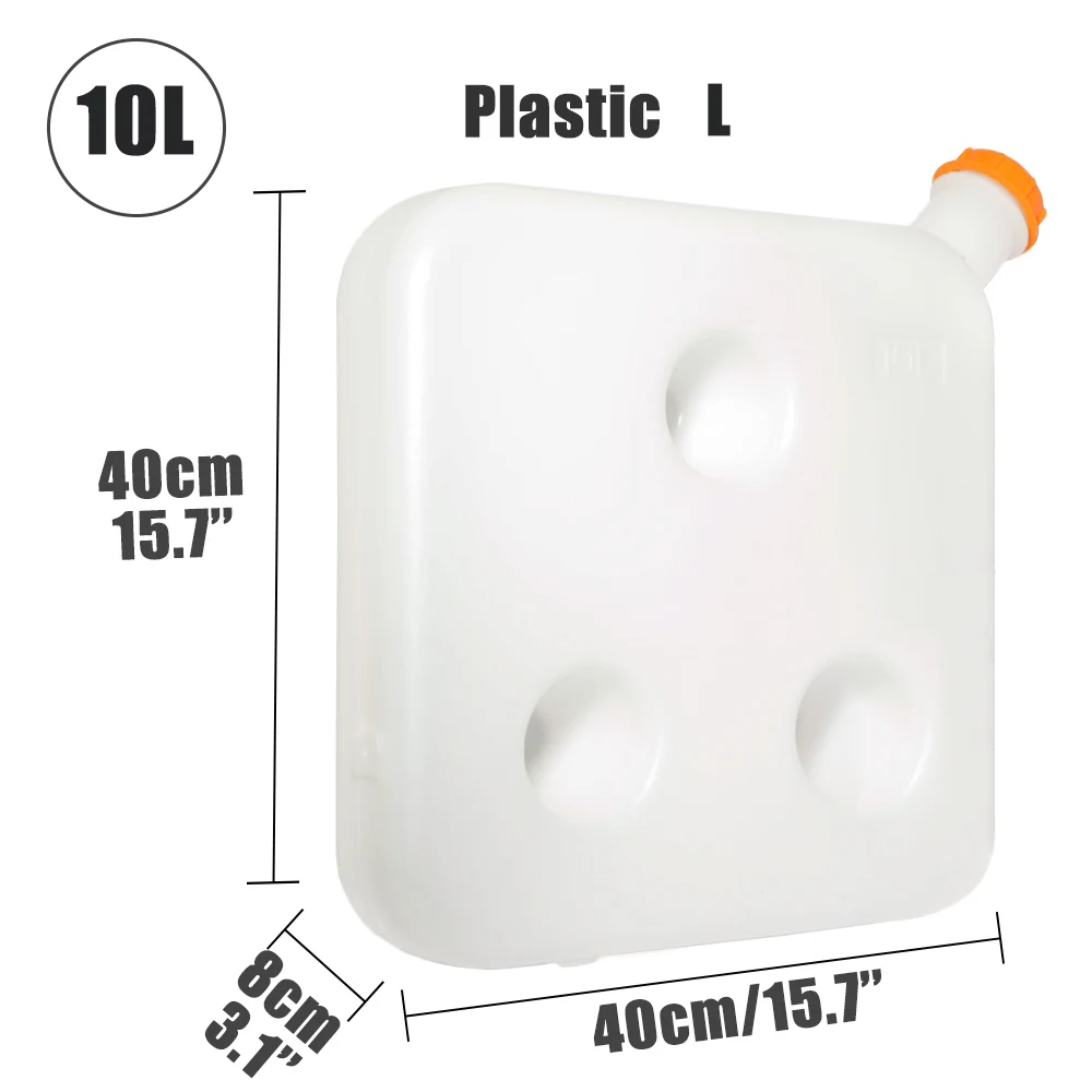 Okyrie Fuel Oil Gasoline Tank 10L Plastic Air Diesel Parking Heater Fuel Tank Gasoline Oil Storage