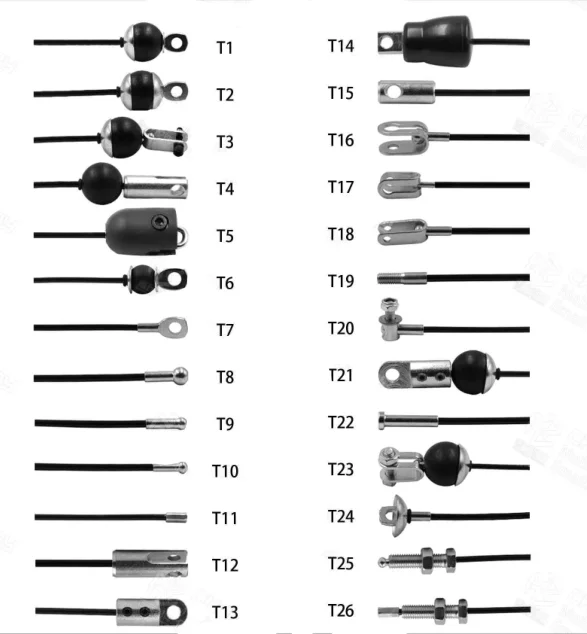 GYM Equipment Accessories Fitness Cable Assembly Endless Terminal For Rope