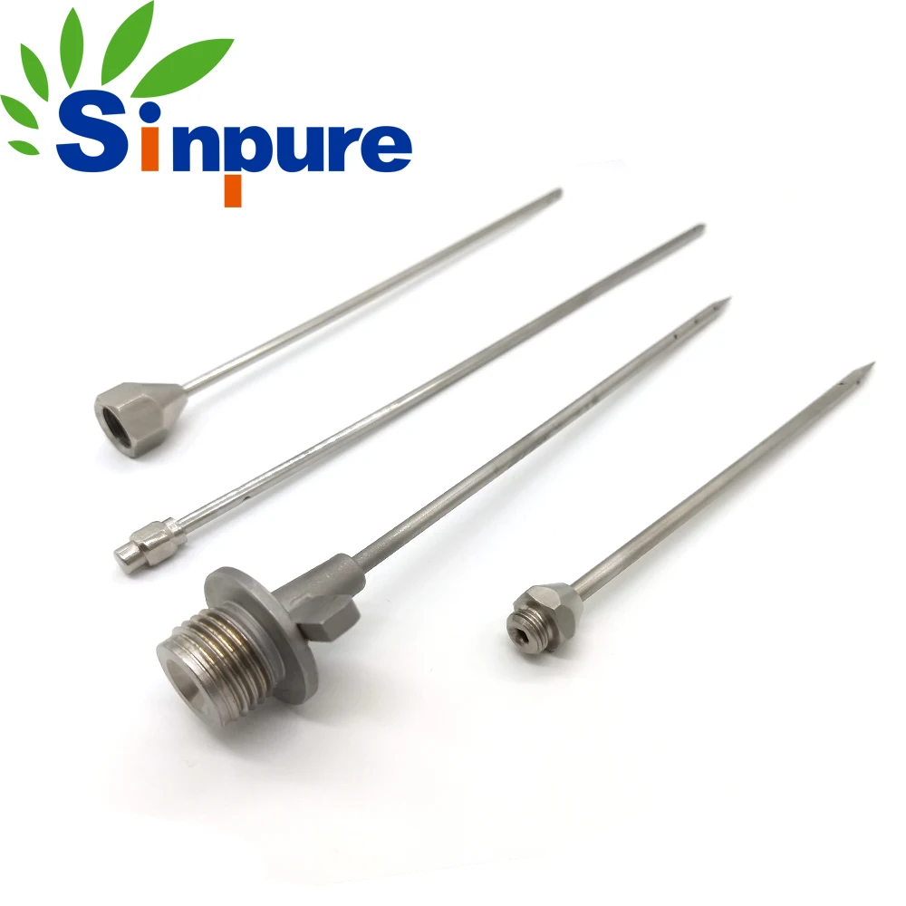 
Sinpure Customized veterinary stainless steel dart needle with side hole 