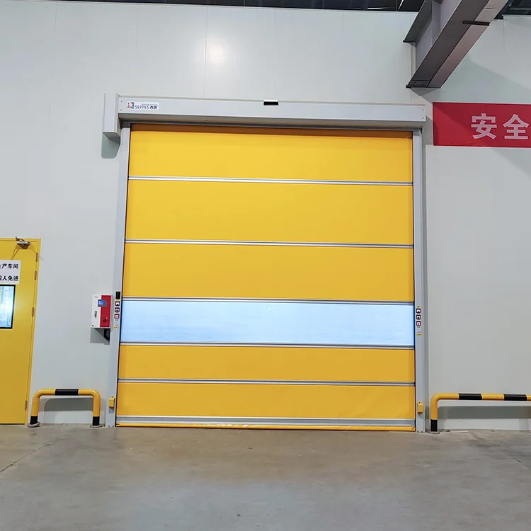 High Speed PVC Rapid Roll Up Door Fast Rolling Gate Manufacture Warehouse Clean Room