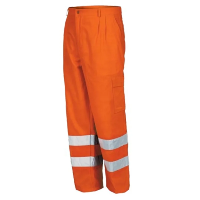 Hot Selling Good Quality En20471 Safety Security Custom Pants Mens Cargo Pants Hi Vis Work Wear Trouser