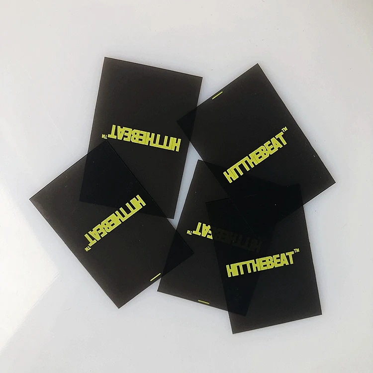 High Quality Customized Logo Brand Name Transparent Soft Plastic TPU Printing Size Label Wash Care Label for Swimwear/underwear