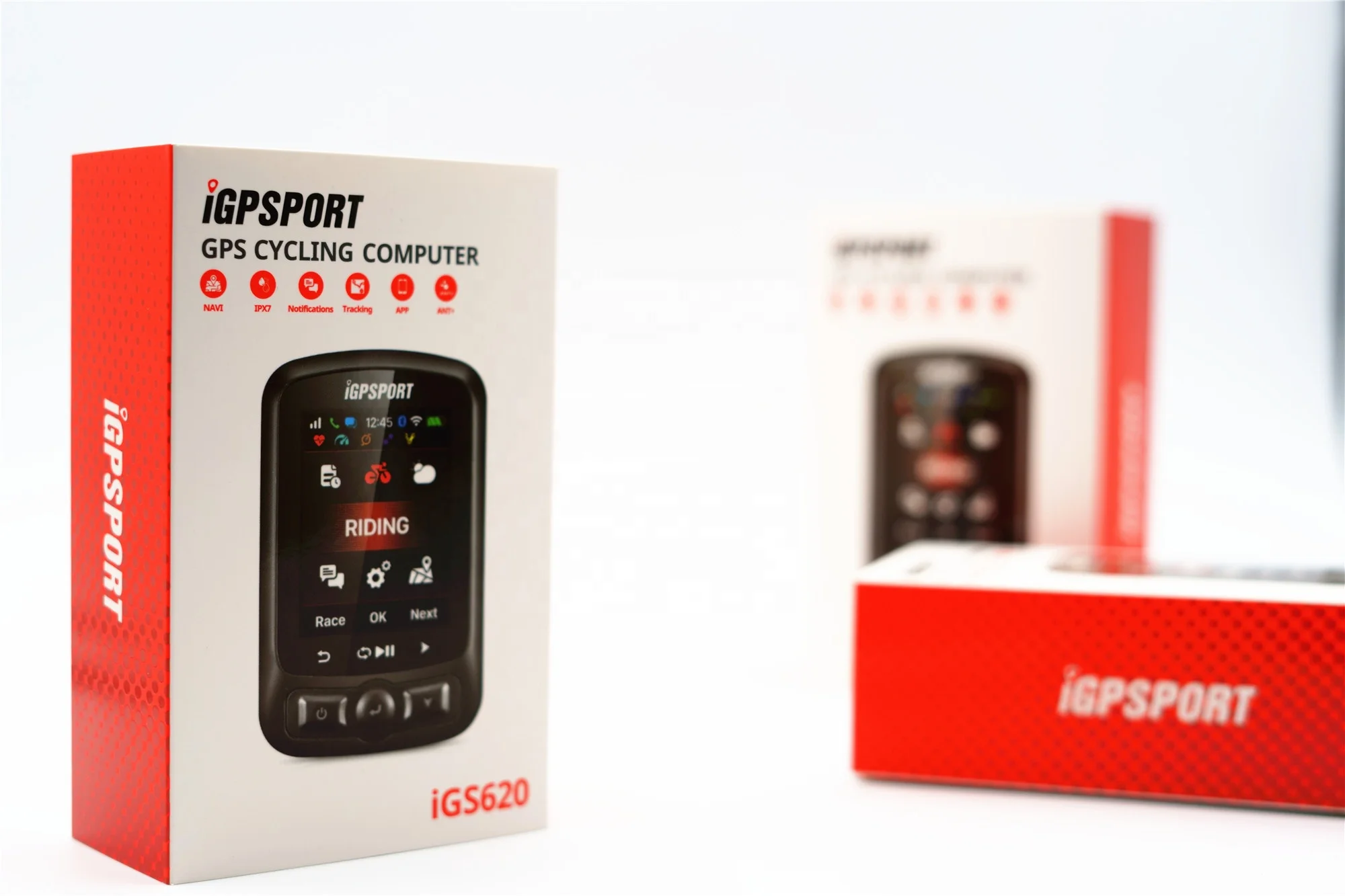 Велосипедный компьютер iGPSPORT iGS620 с большим цветным экраном GPS Спидометр ANT + и BLE 5