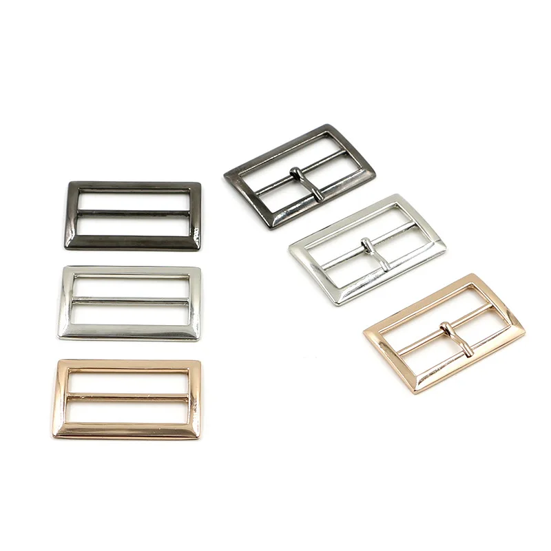 metal Buckles Slider Tri Glide Buckle Adjuster Bag Shoes Belt Clasp Hooks DIY Leather Ring Accessories