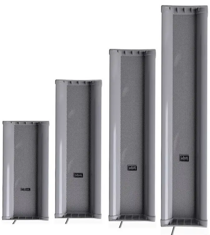 HYS340 40W Aluminium Column Outdoor Speaker Box