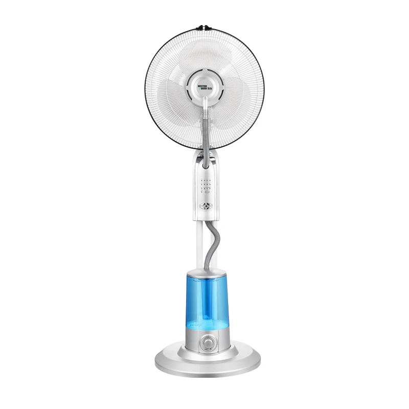 Best selling 16 Inch Water Spray Oscillating Mist Fan With Remote Control Water Cooling Fan