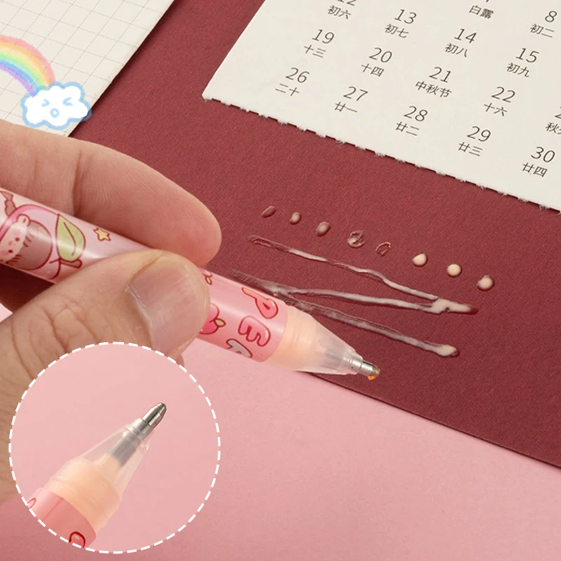 Popular Creative New Large Capacity Quick Dried Dot Glue Pens DIY Memo Diary Album Stationery